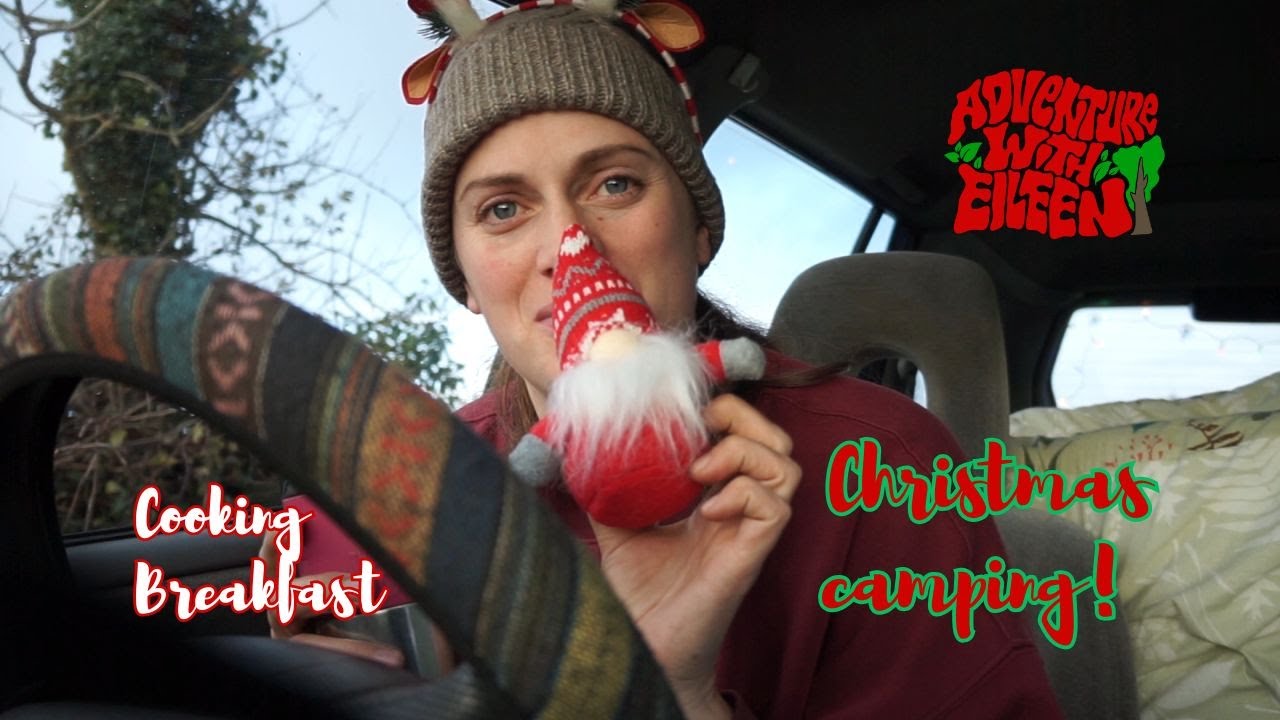 Solo female Car Camping and Cooking Breakfast