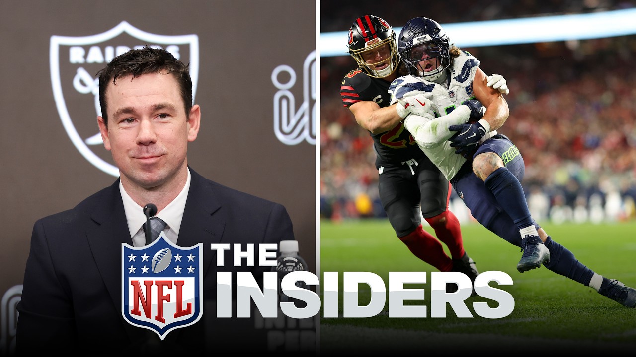Klint Kubiak introduced as Raiders coach, Seahawks LB Drake Thomas joins the show | The Insiders