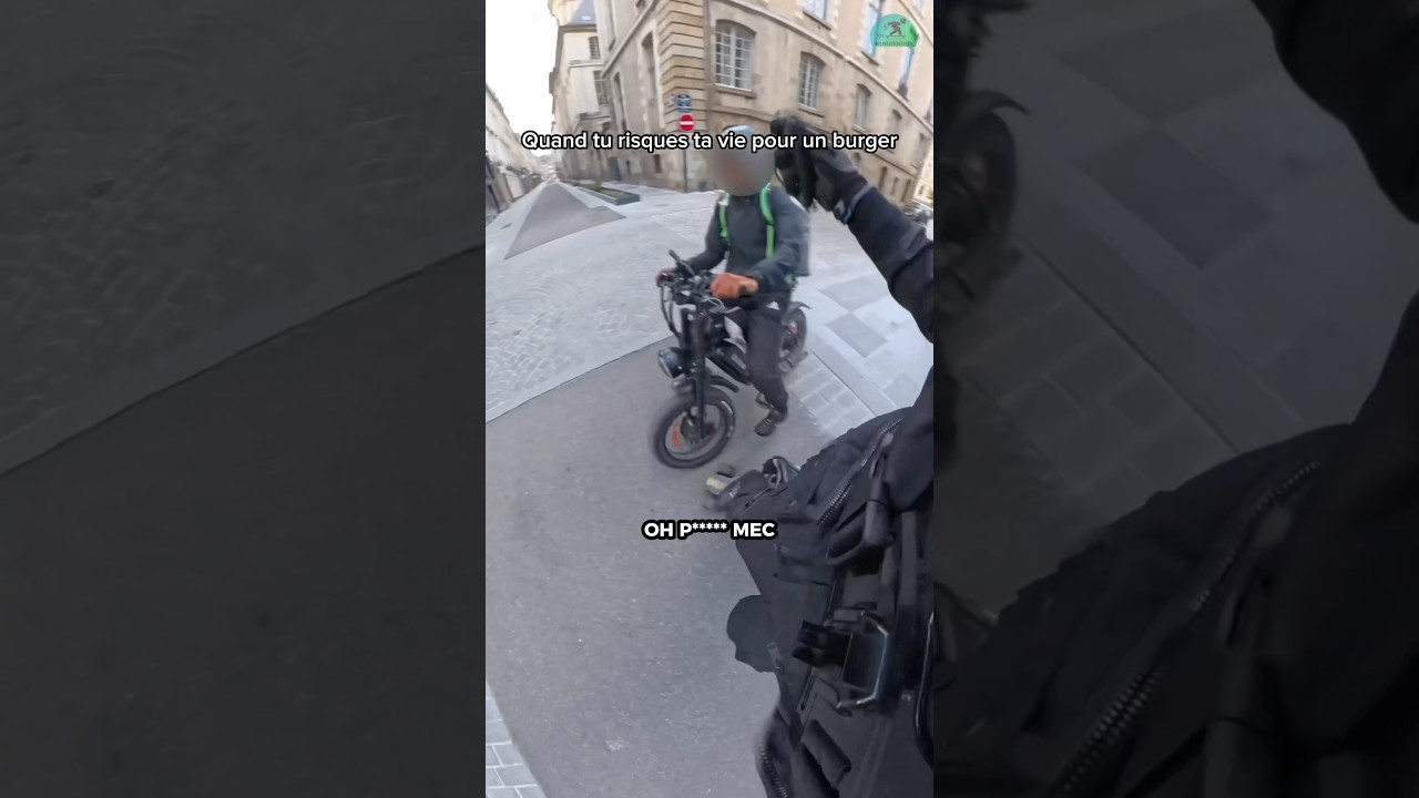 Quand tu risques ta vie pour un burger #ubereatsdriver #livraison #livreur