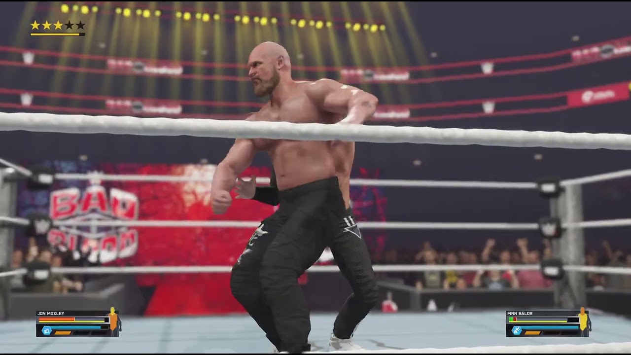 WWE 2K25 Moxley vs Finn Balor Defeat match