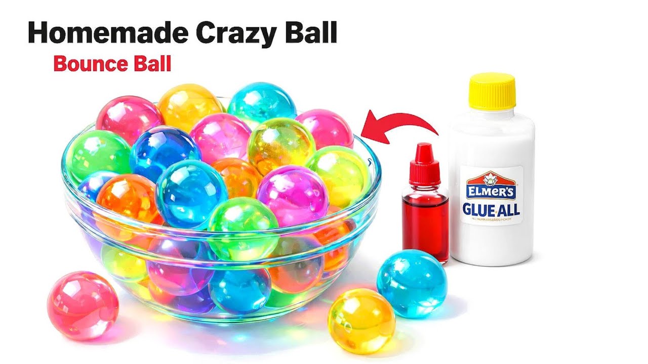 How to Make Crazy Bounce Ball at Home| Homemade Bouncy Ball | Amazing DIY Experiment | Kids Science 