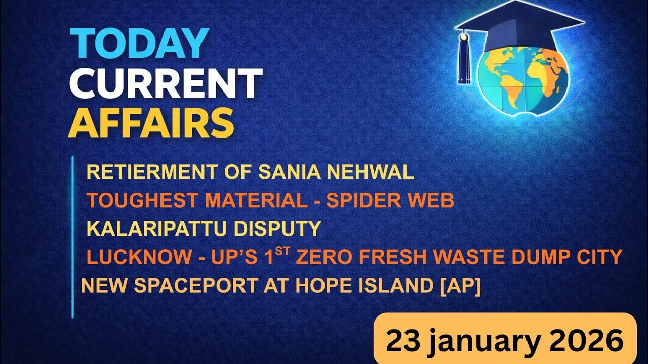 23 January 2026 Current Affairs | The 30 Minutes Show | UPSC | SSC | State Exams #upsc #mppsc #news 