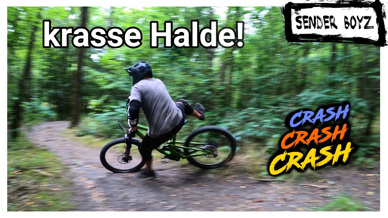 Hier zerlegt es dich schon mal! 😬 krasse MTB Halde in NRW - Crashes, Jumps, Trails - Alles dabei!