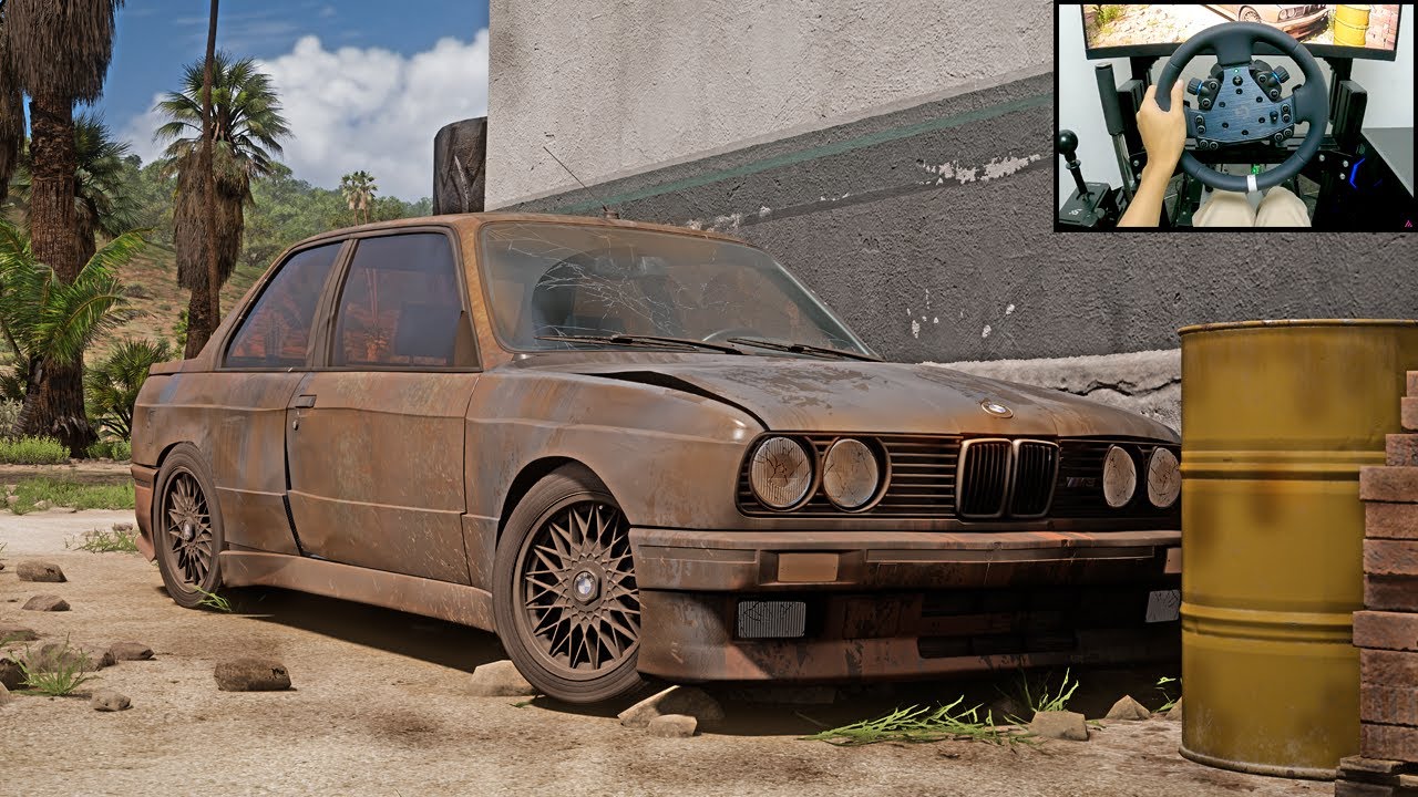 Rebuilding BMW M3 1991 - Forza Horizon 5 | Logitech G RS50 gameplay