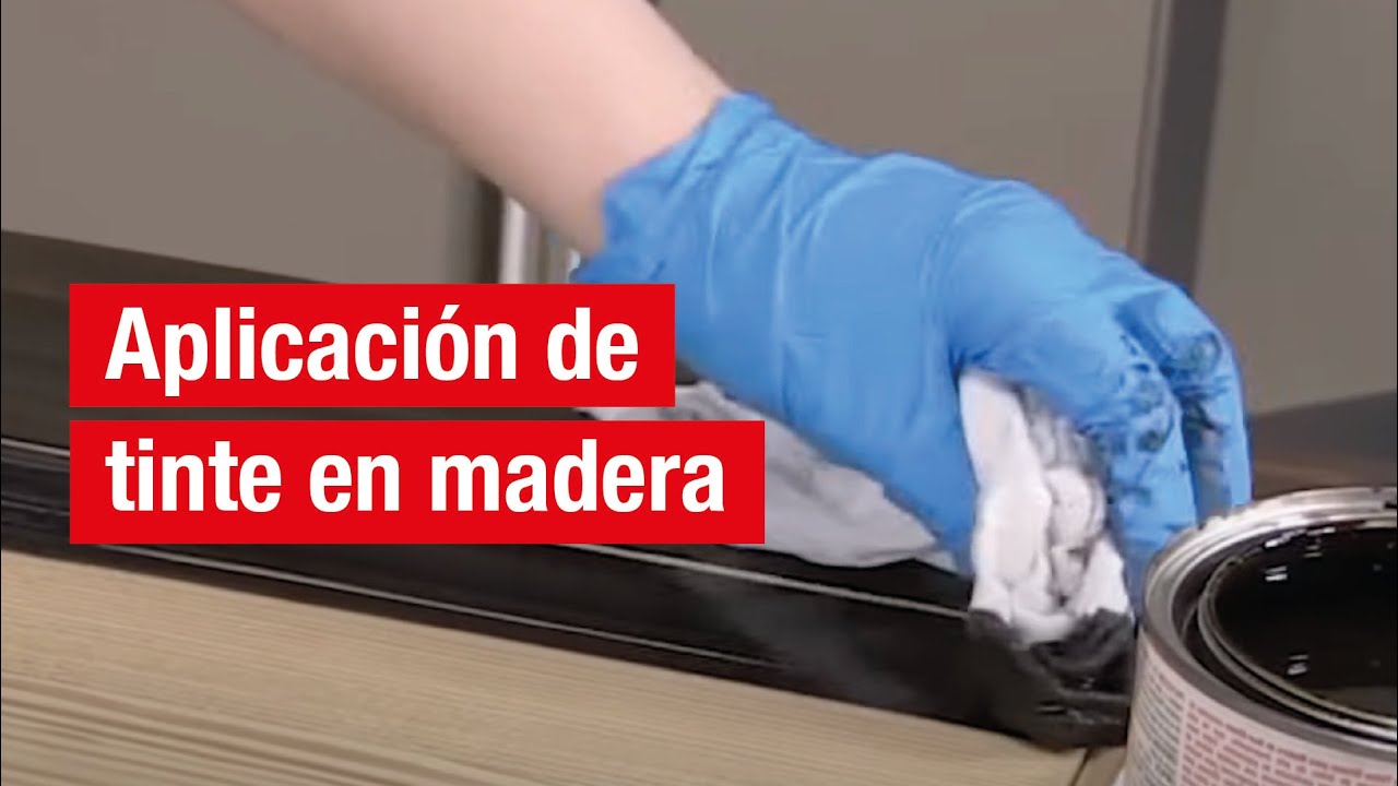 Aprende a aplicar tinte para maderas | Easy Argentia