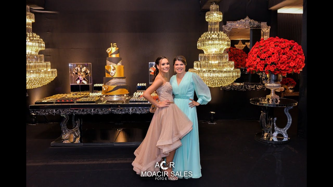 MARI XV TEMA BAILE DE MÁSCARAS I ROSILÉA ROCHA DECORAÇÃO