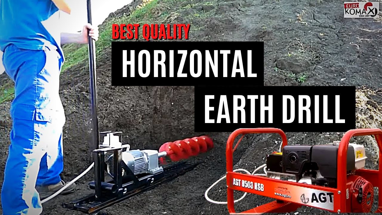Horizontal earth drill of the best quality - eurokomax.com