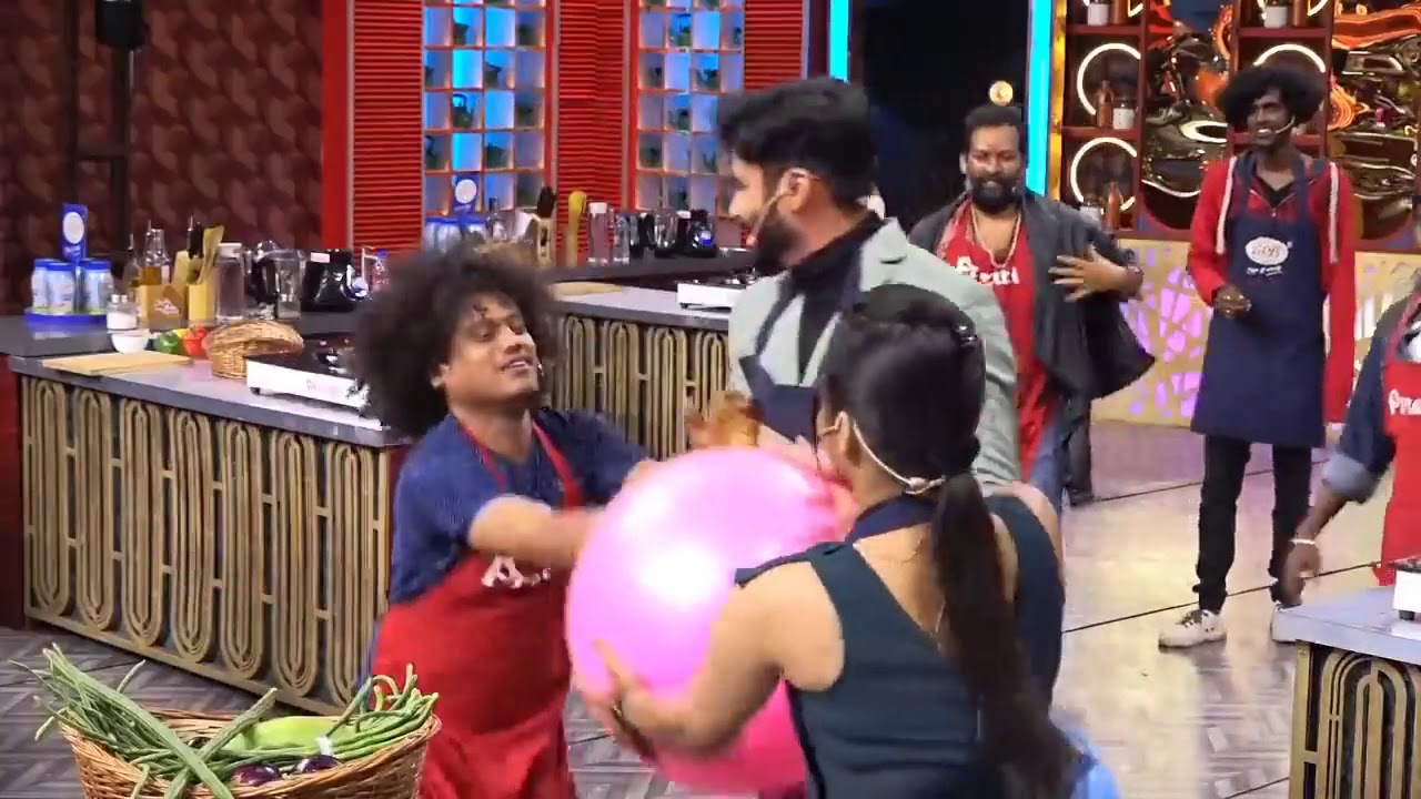 shivangi balloon ultimate comedy -    cook with comali 2