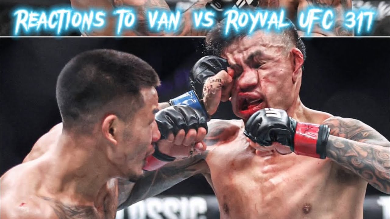 INSANE Reactions from UFC Fighters & Fans to Joshua Van vs Brandon Royval WAR! #joshuavan #ufc #mma