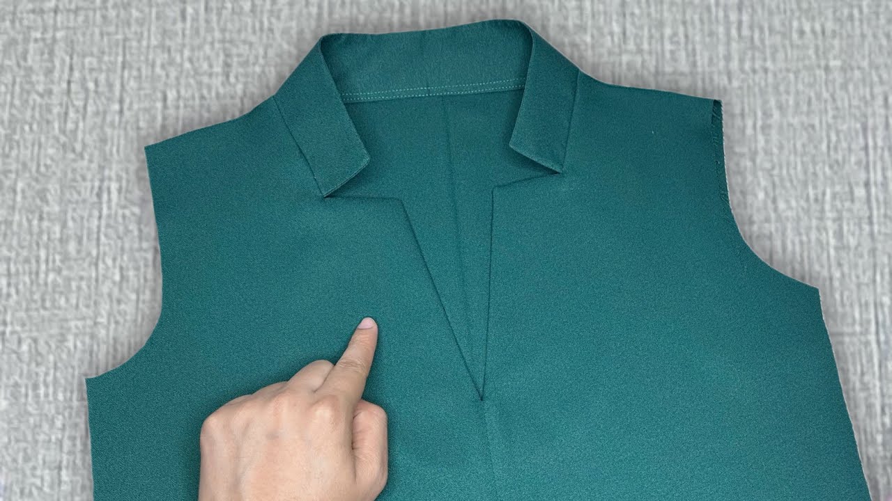 Beautiful High V Neck Design Cutting and Stitching Technique | Sewing Tips and Tricks