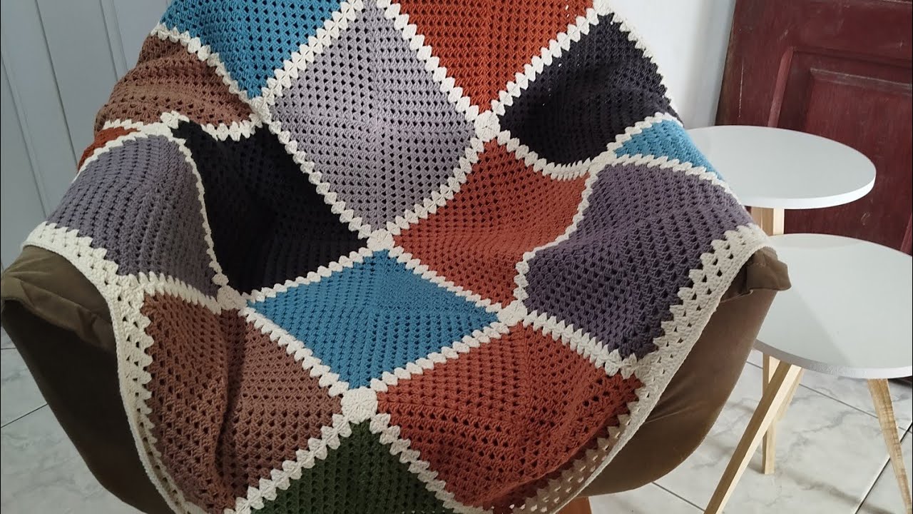 Como precifiquei a manta de Square de 25cm