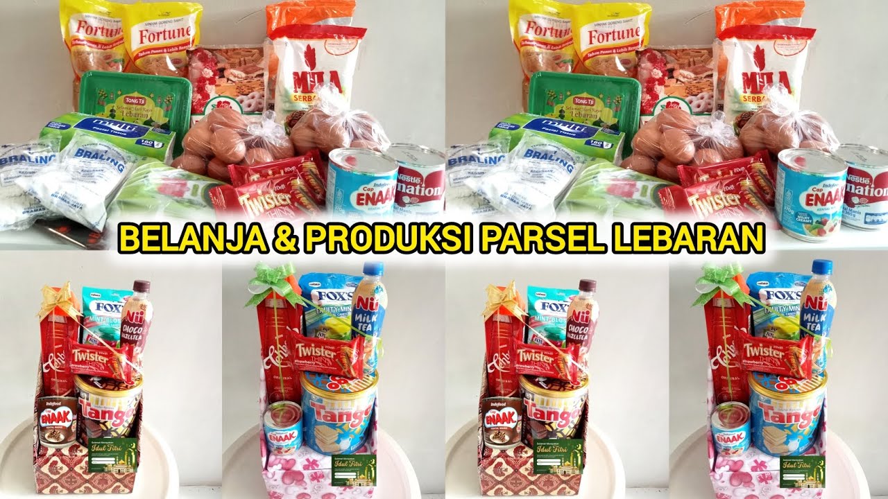 BIKIN PARSEL LEBARAN SEBELUM BULAN PUASA SUPAYA LEBIH TENANG ‼️ BELANJA & PRODUKSI PARSEL EKONOMIS