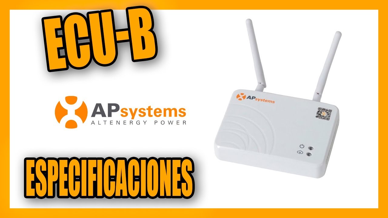 Ecu-B ,unidad de comunicación de APSystems