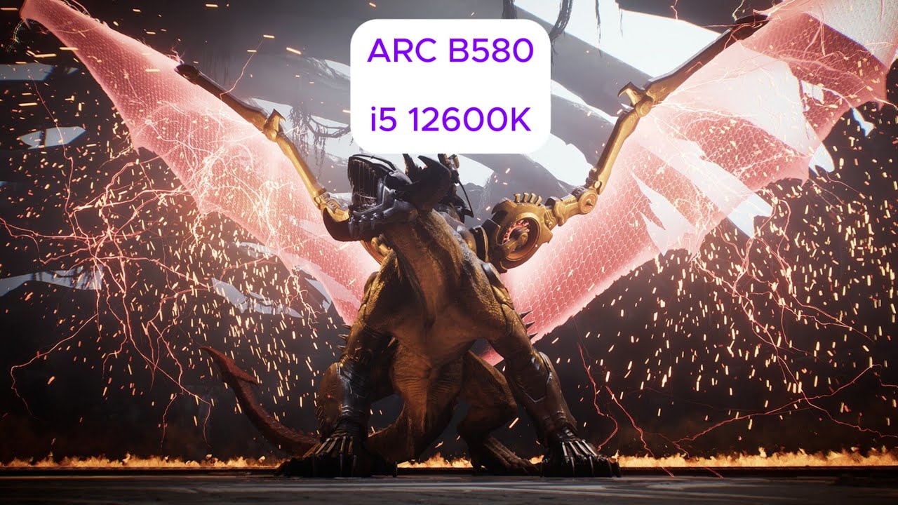 DOOM The Dark Ages on Intel ARC B580 with i5 12600K