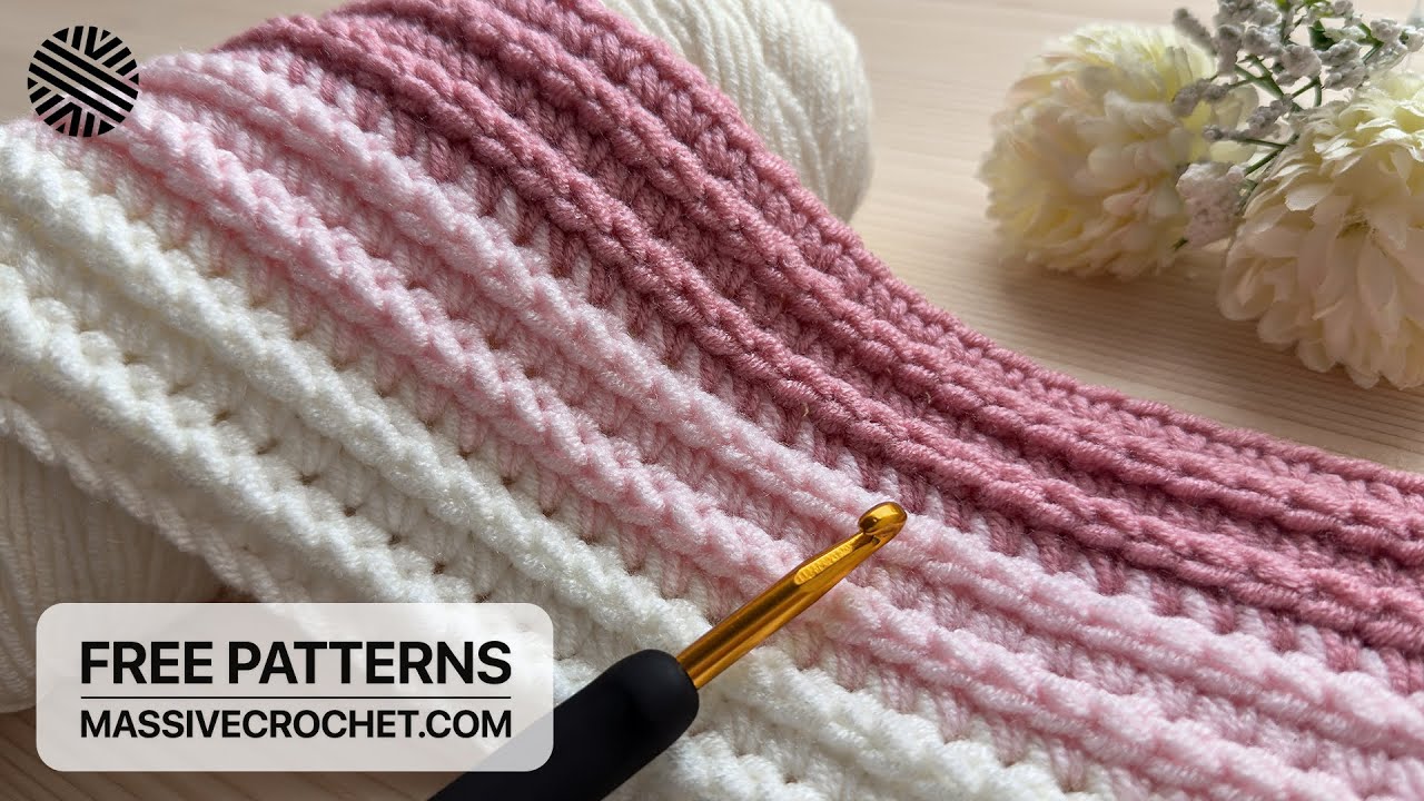 SUPER-DUPER EASY Crochet Pattern for Beginners! ⚡️ Crochet Stitch for Baby Blanket & Bag