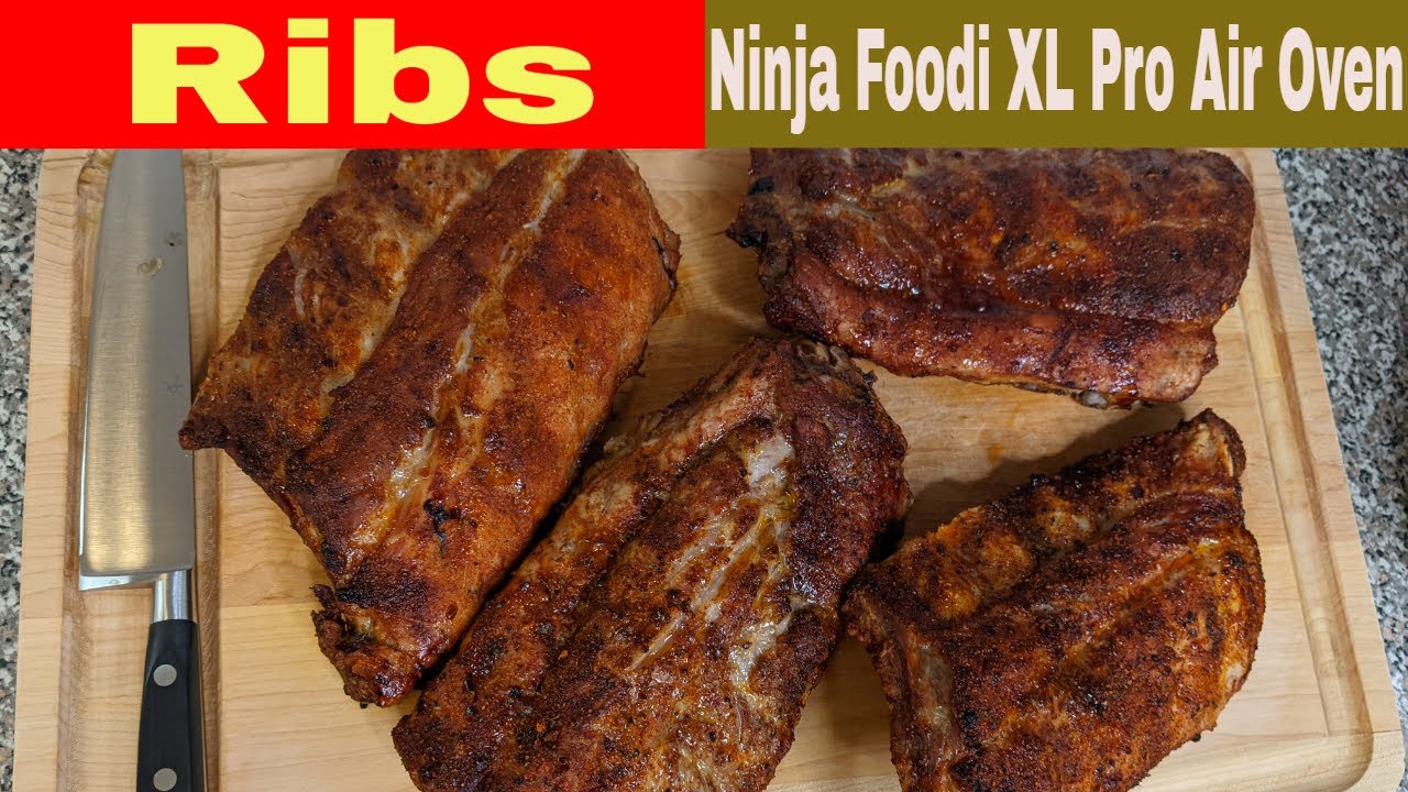 Рецепт приготовления рёбрышек в аэрофритюрнице Ninja Foodi XL Pro