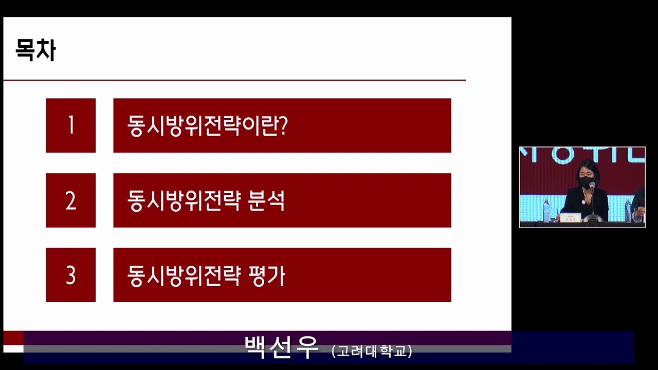 제7회 육군력 포럼 2세션 백선우  육군 군사전략의 현재와 미래 동시방위전략을 중심으로