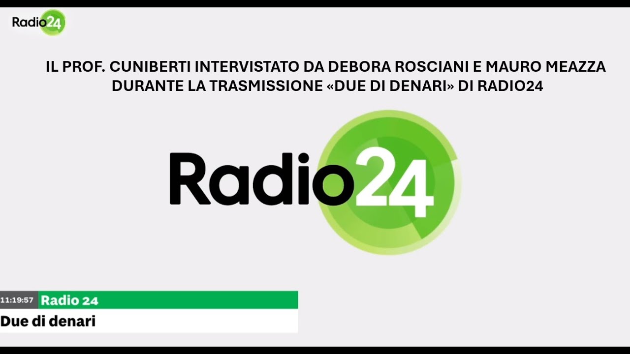 Cuniberti intervistato durante 