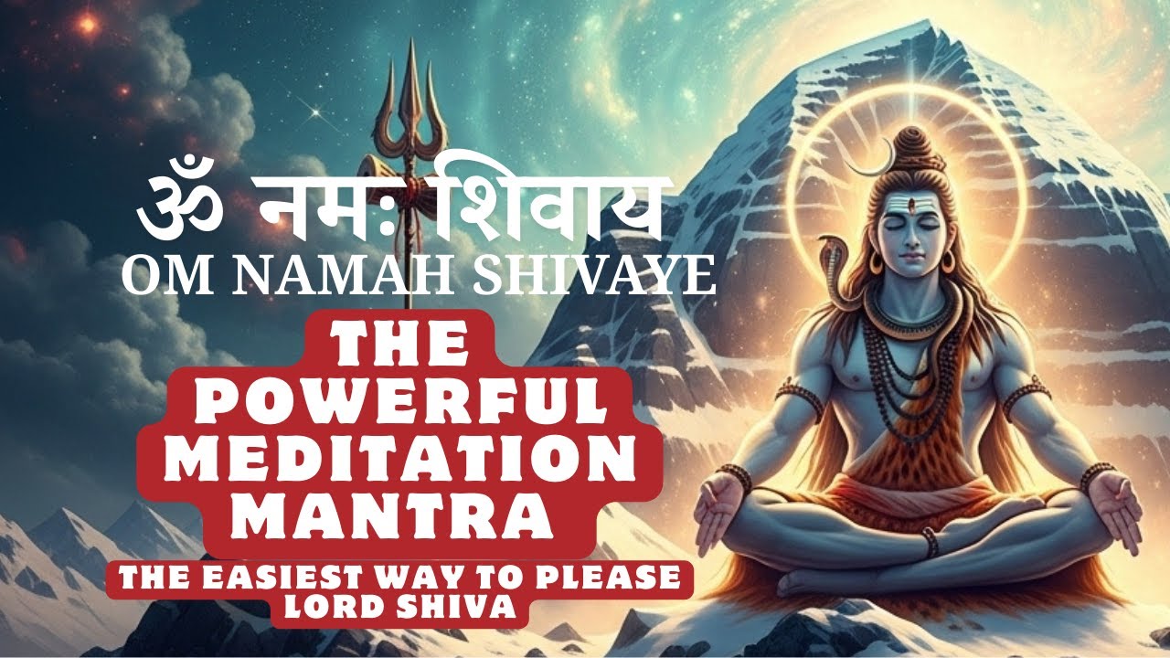 Om Namah Shivaya | Powerful, Healing ,daily meditation mantra & the easiest way to please Lord Shiva