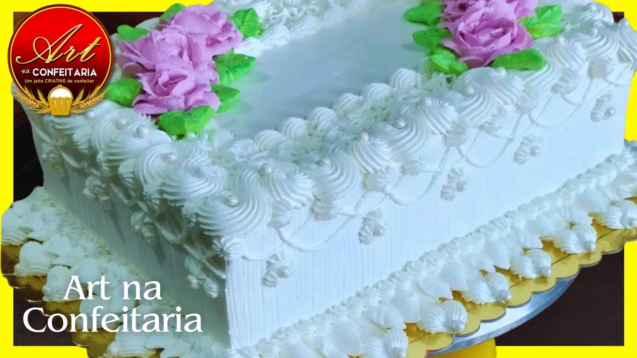 Aprenda fazer essa decoração de bolo!