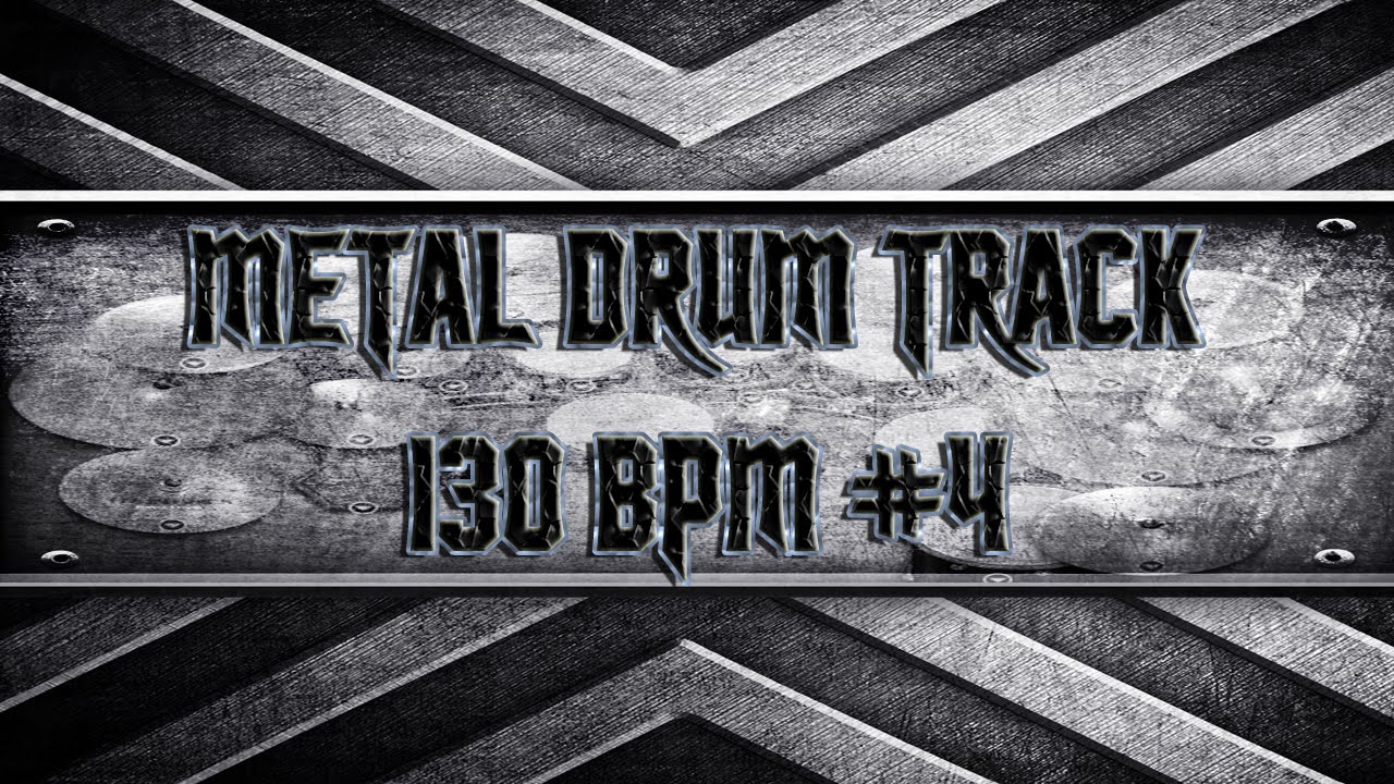 Stoner Metal Drum Track 130 BPM (HQ,HD)