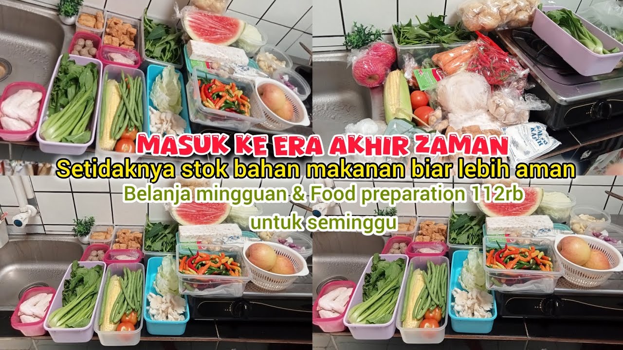 SEBELUM HARGA NAIK DAMPAK PEPERANGAN, STOK BAHAN MAKANAN SETIDAKNYA UNTUK SEMINGGU KEDEPAN ‼️