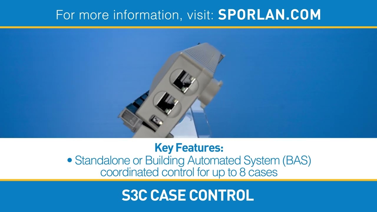 Parker Sporlan S3C Case Controls for Supermarket Refrigeration Systems