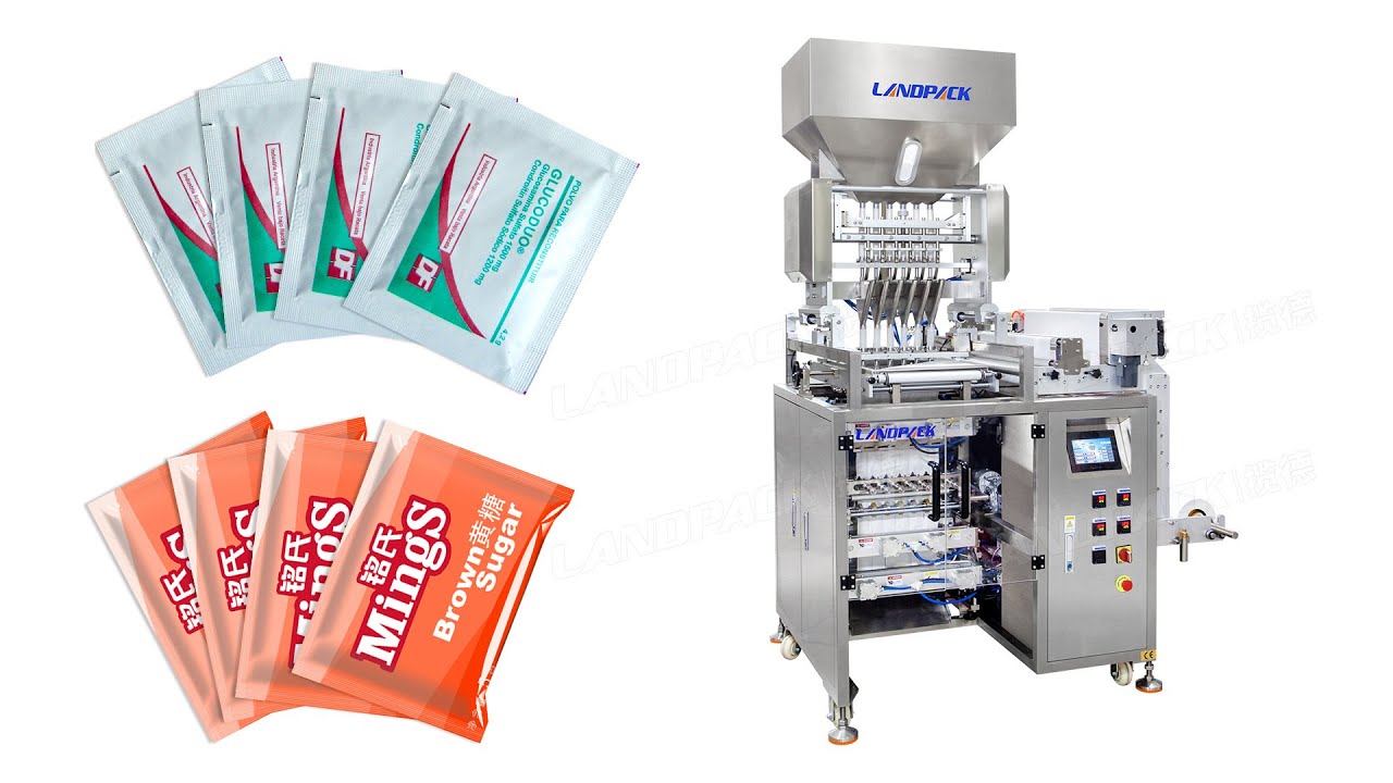 Automatic Fine Particles Multi Track Sachet Packaging Sealing Machine