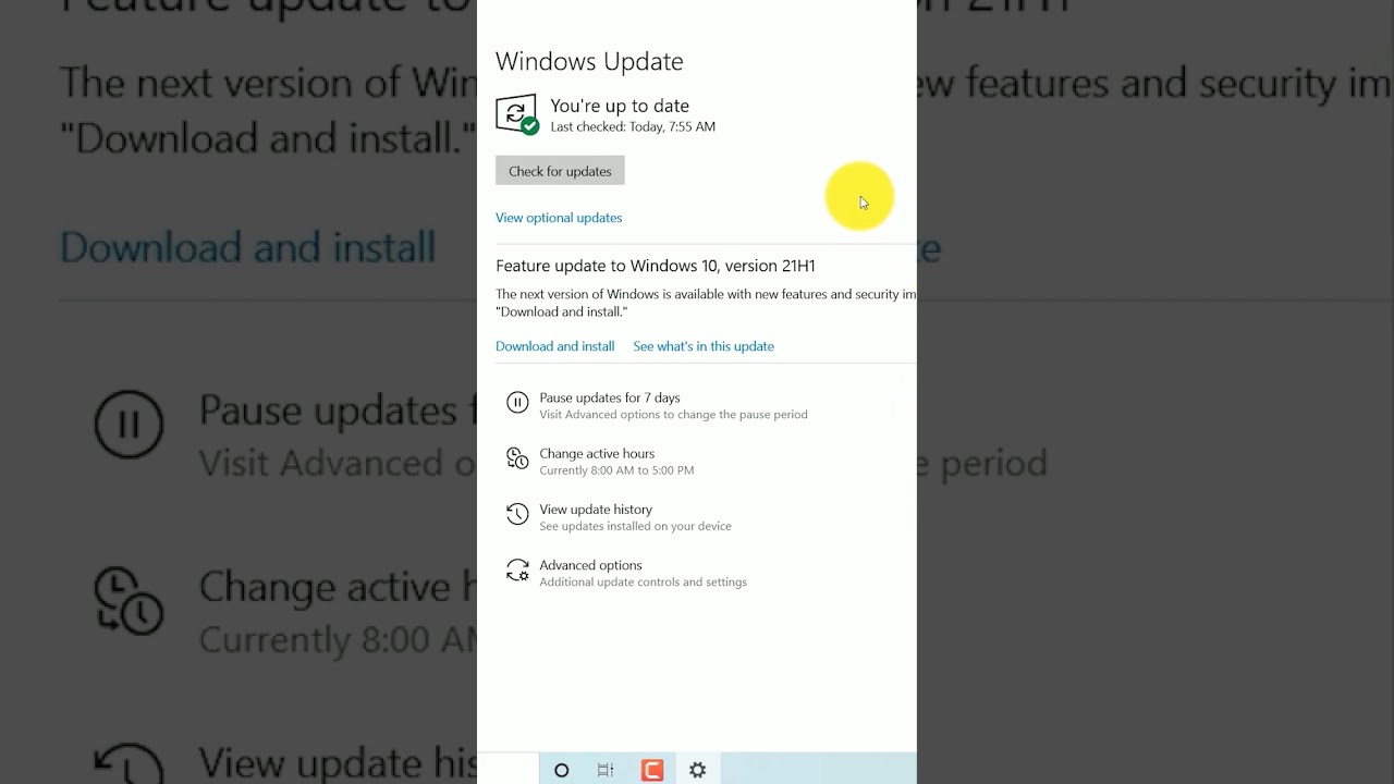 Cara Update Windows 10 ke Versi Terbaru di Laptop atau Komputer #shorts