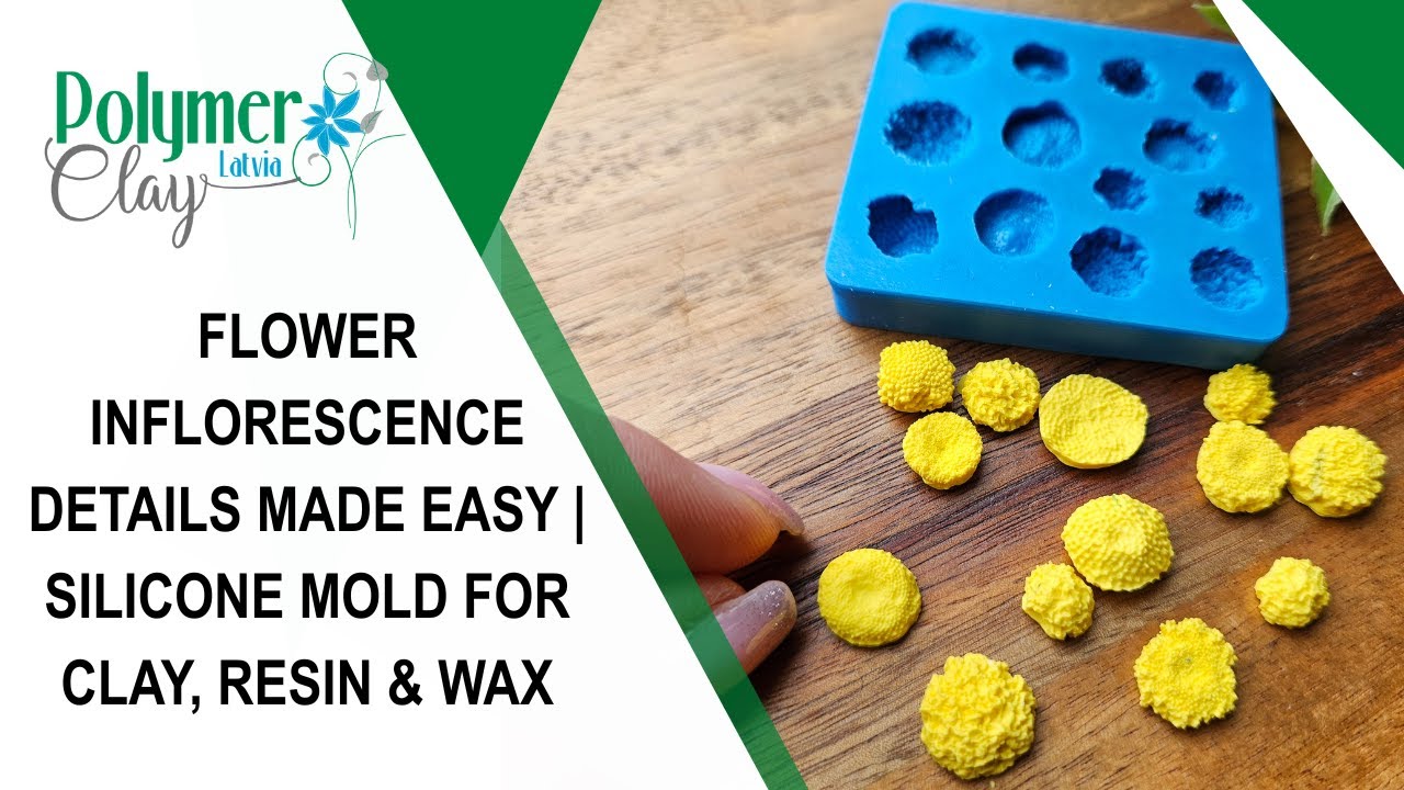 Flower Inflorescence Details Made Easy | Silicone Mold for Clay, Resin & Wax