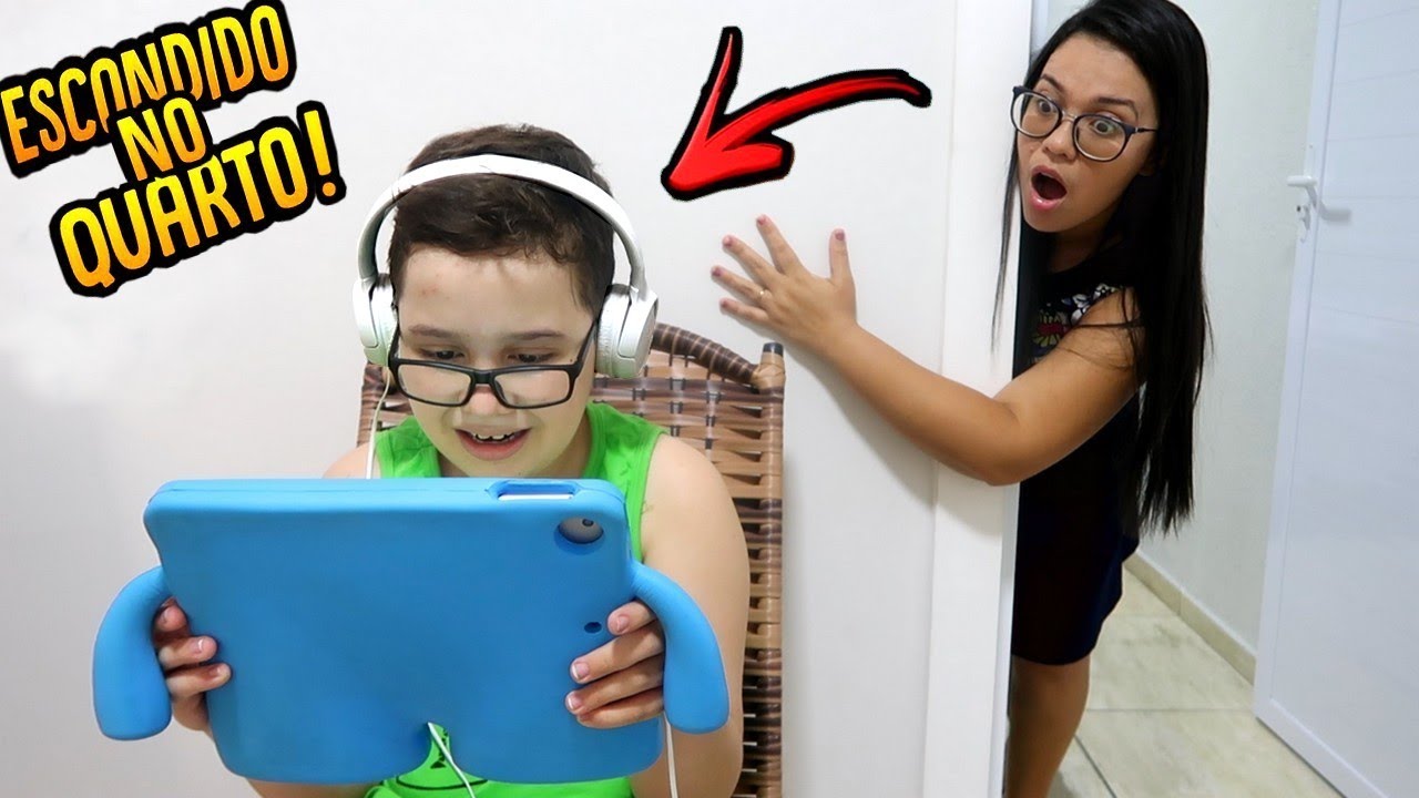 PEGUEI MEU FILHO MATANDO AULA JOGANDO FORTNITE - Igor Barroso