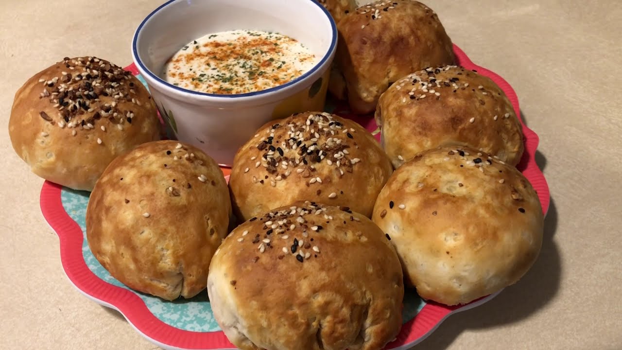 Air Fryer Bacon Cheese Hamburger Bombs