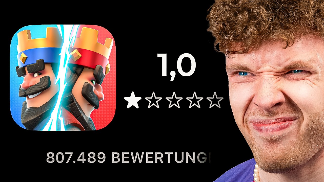 1 Sterne Bewertungen in Clash Royale... (ich bin fassungslos)