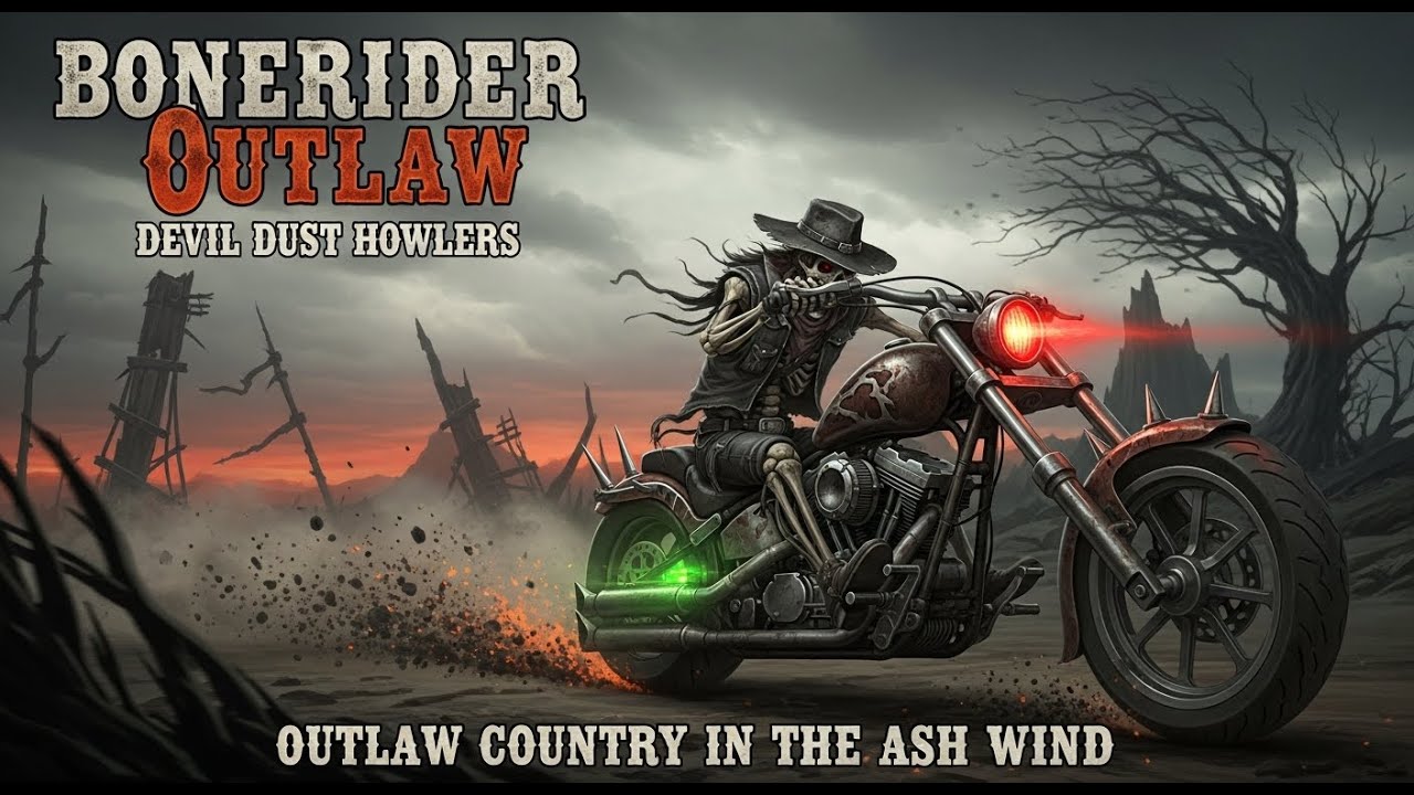 BoneRider Outlaw 🔥 Devil Dust Howlers 🐺 Outlaw Country in the Ash Wind