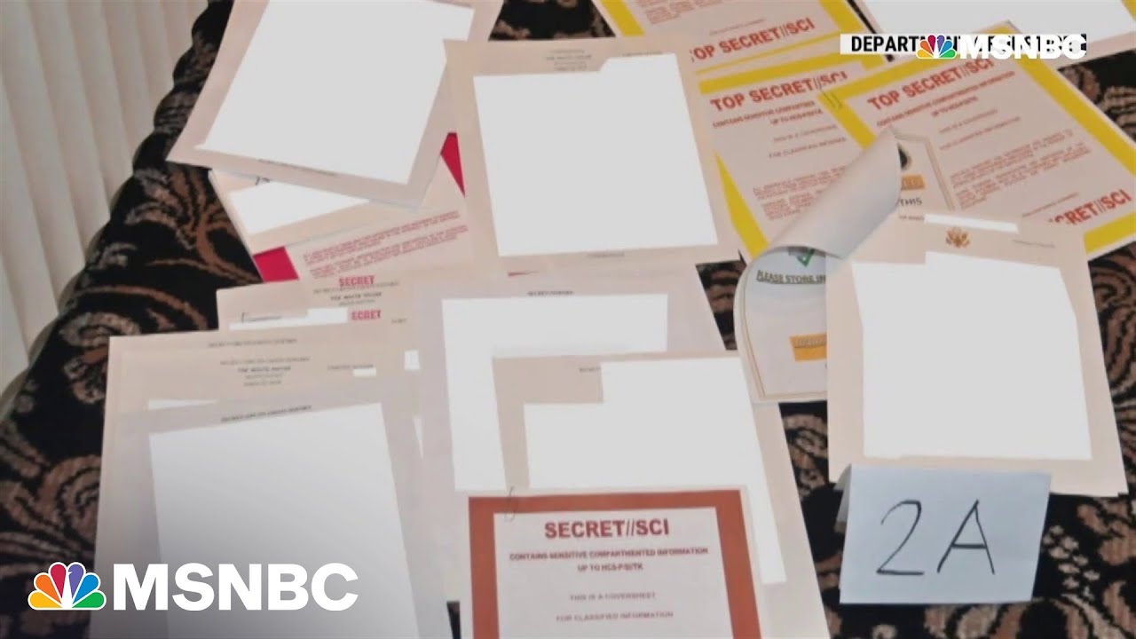 Photos show boxes of classified documents all over Trump's Mar-a-Lago estate