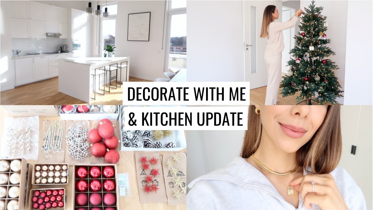 VLOG | Decorate For Christmas With Me, Kitchen Update & New Jewelry Haul | Annie Jaffrey