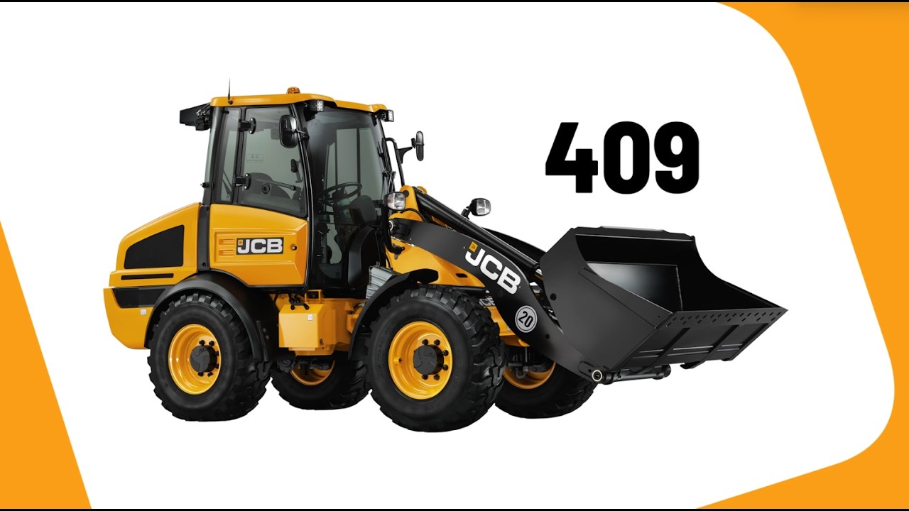 JCB 409 | Компактный колесный погрузчик с большой мощностью