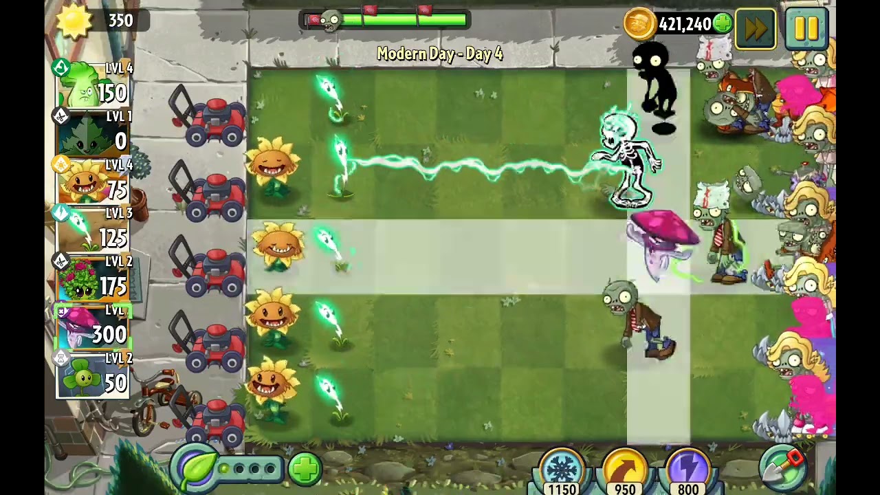 Pvz 2 Modern Day Day 4