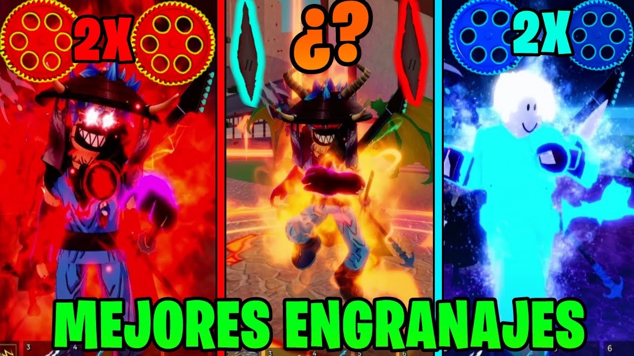 LOS MEJORES ENGRANAJES PARA CADA RAZA V4 | BLOX FRUITS GU&Iacute;A