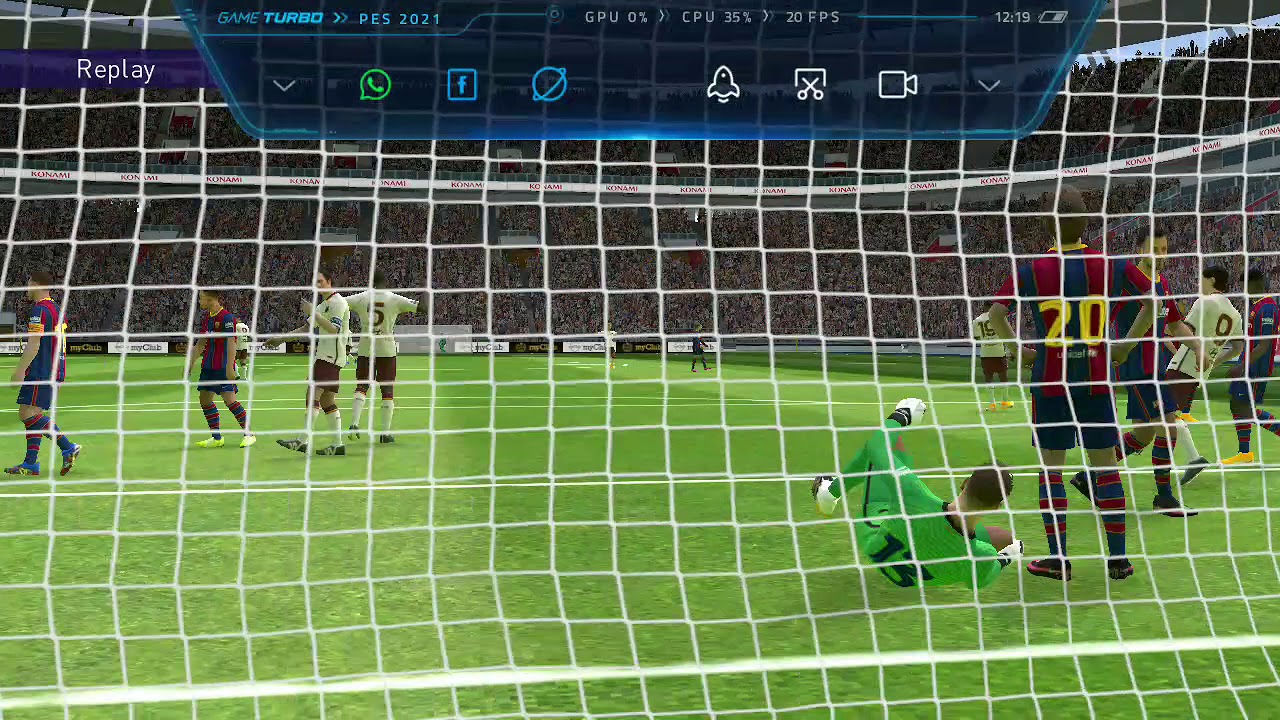 gol de v&ocirc;lei com Fernando Torres no PES Mobile 2021