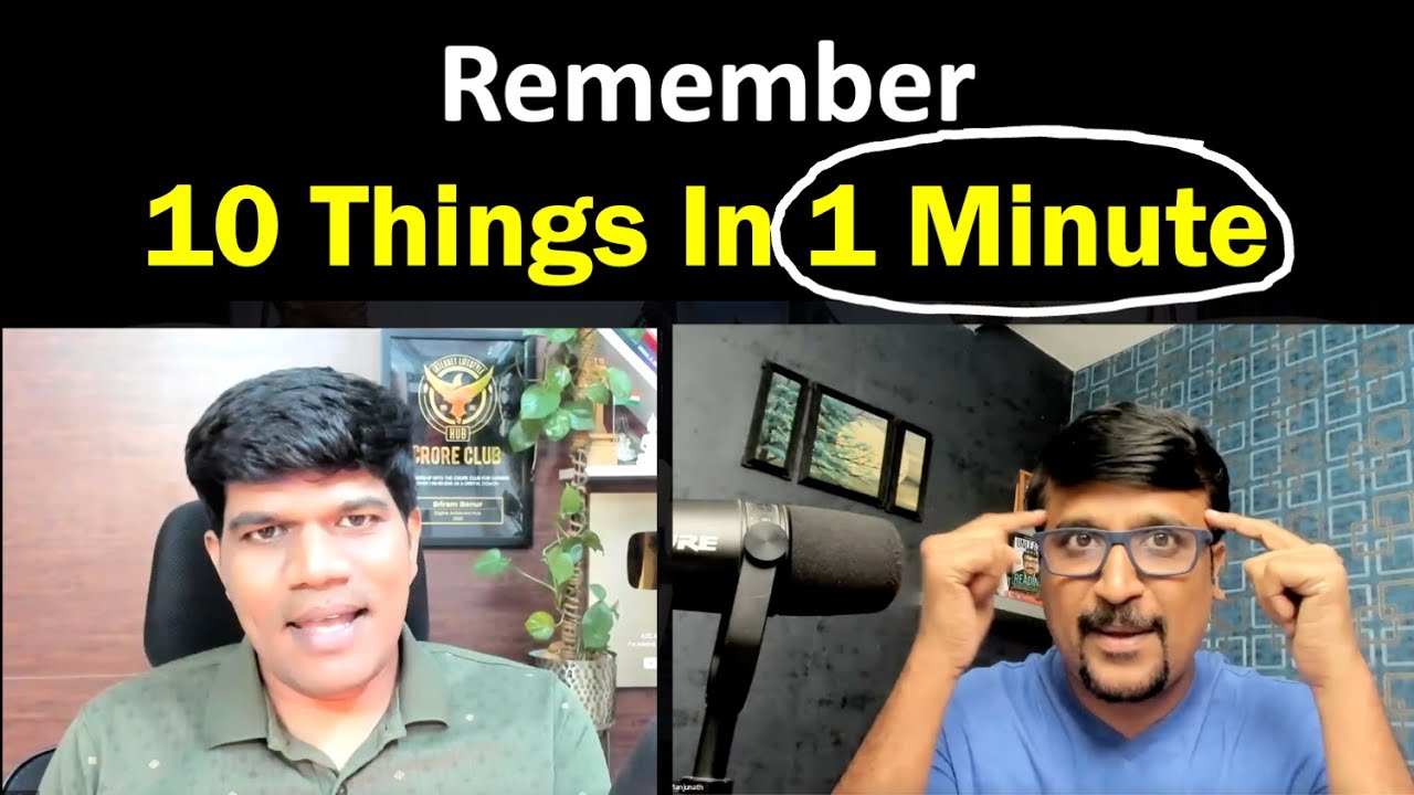 Improve Your Memory and Speed Reading For Beginners (2025) By Dr. Manjunath
