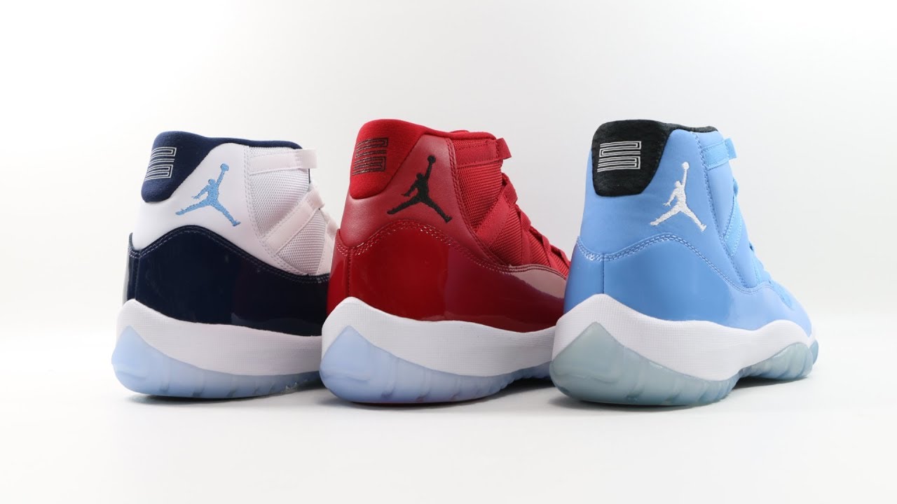 Обзор и сравнение Air Jordan 11 XI Retro Win Like 96