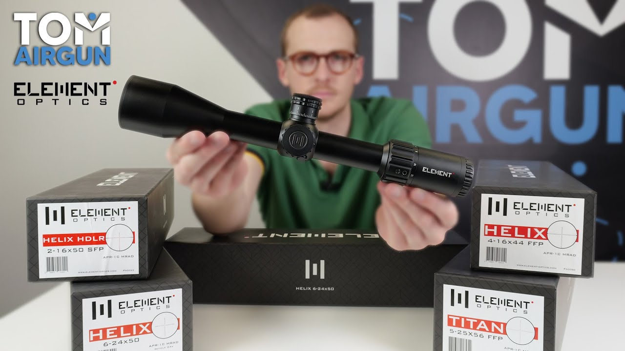 Présentation des (excellentes) lunettes de tir ELEMENT OPTICS : Les meilleures pour le TLD Airguns !