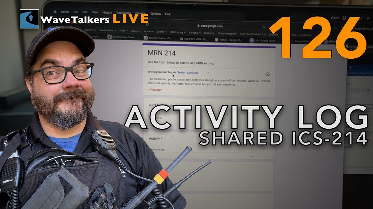 Activity Log: Shared ICS-214 - WaveTalkers LIVE 125