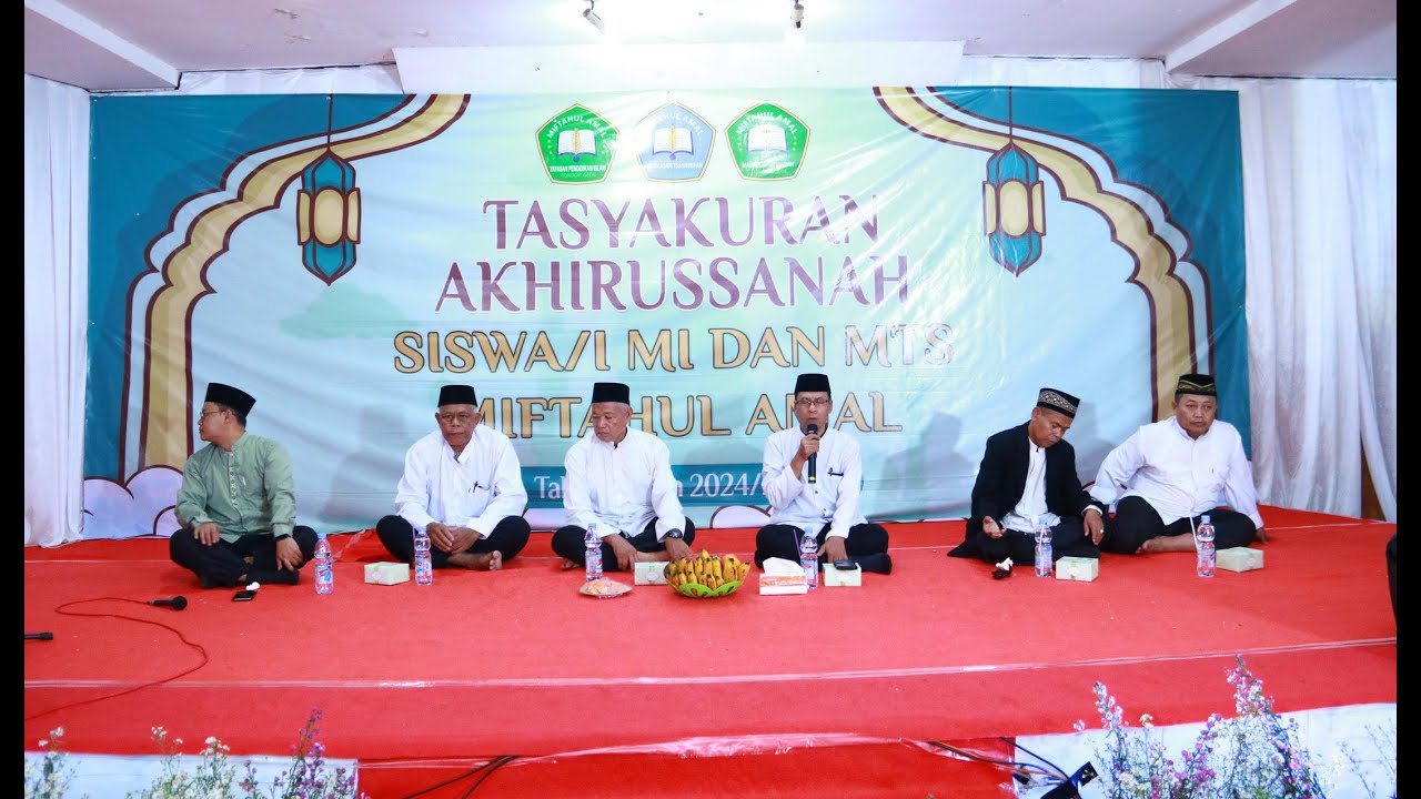 Tasyakuran & Pelepasan Siswa/i Ibtidaiyah & Tsanawiyah Miftahul Amal TA. 2025