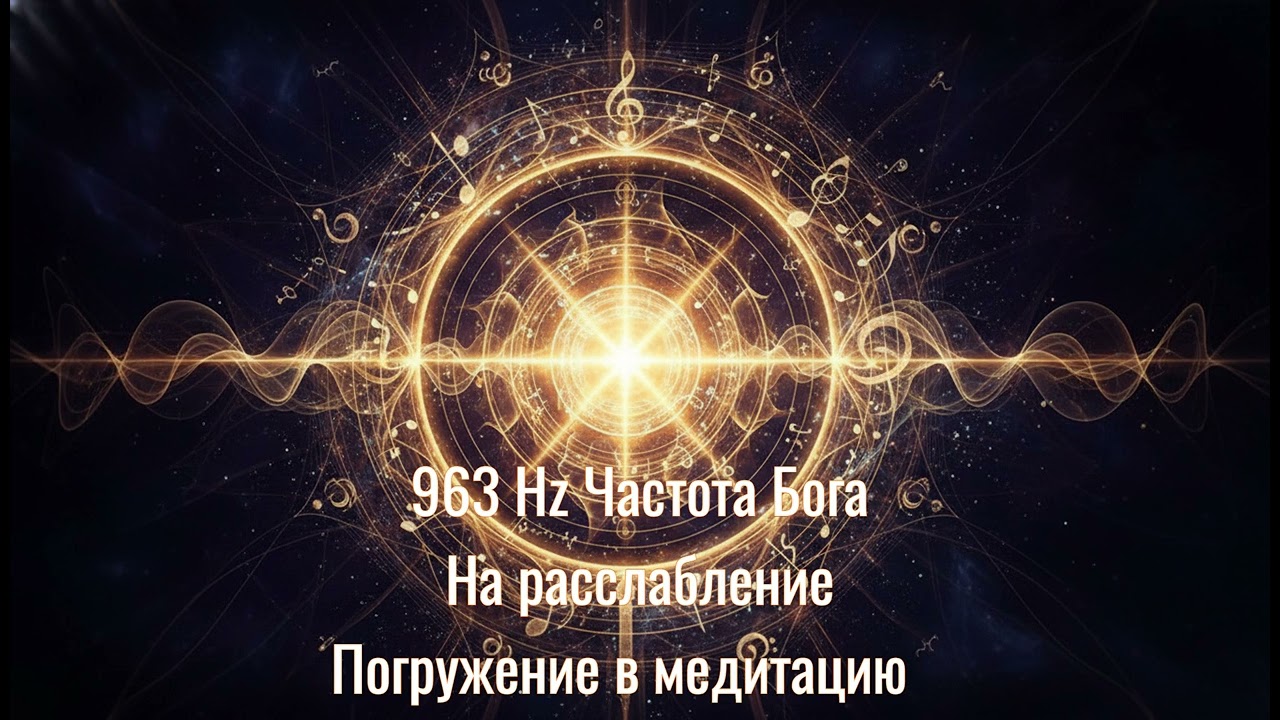 963 Hz Частота Бога На расслабление Погружение в медитацию. Частоты Сольфеджио