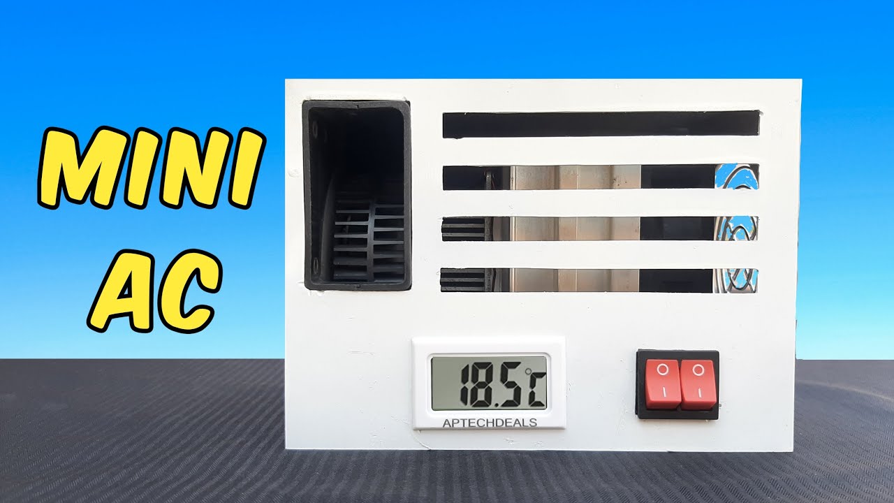 How To Make Mini Window Ac At Home | Ac Kaise Banaye