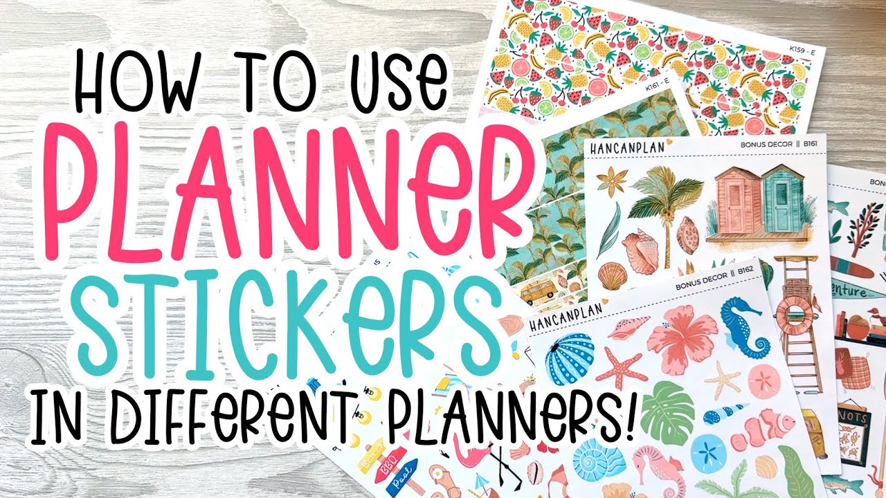 How to Use Planner Stickers in YOUR Planner! | +HanCanPlan NEW RELEASE Stickers + Discount!