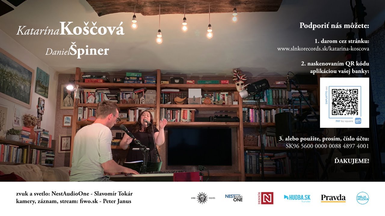 Katarína Koščová a Daniel Špiner - koncert z obývačky