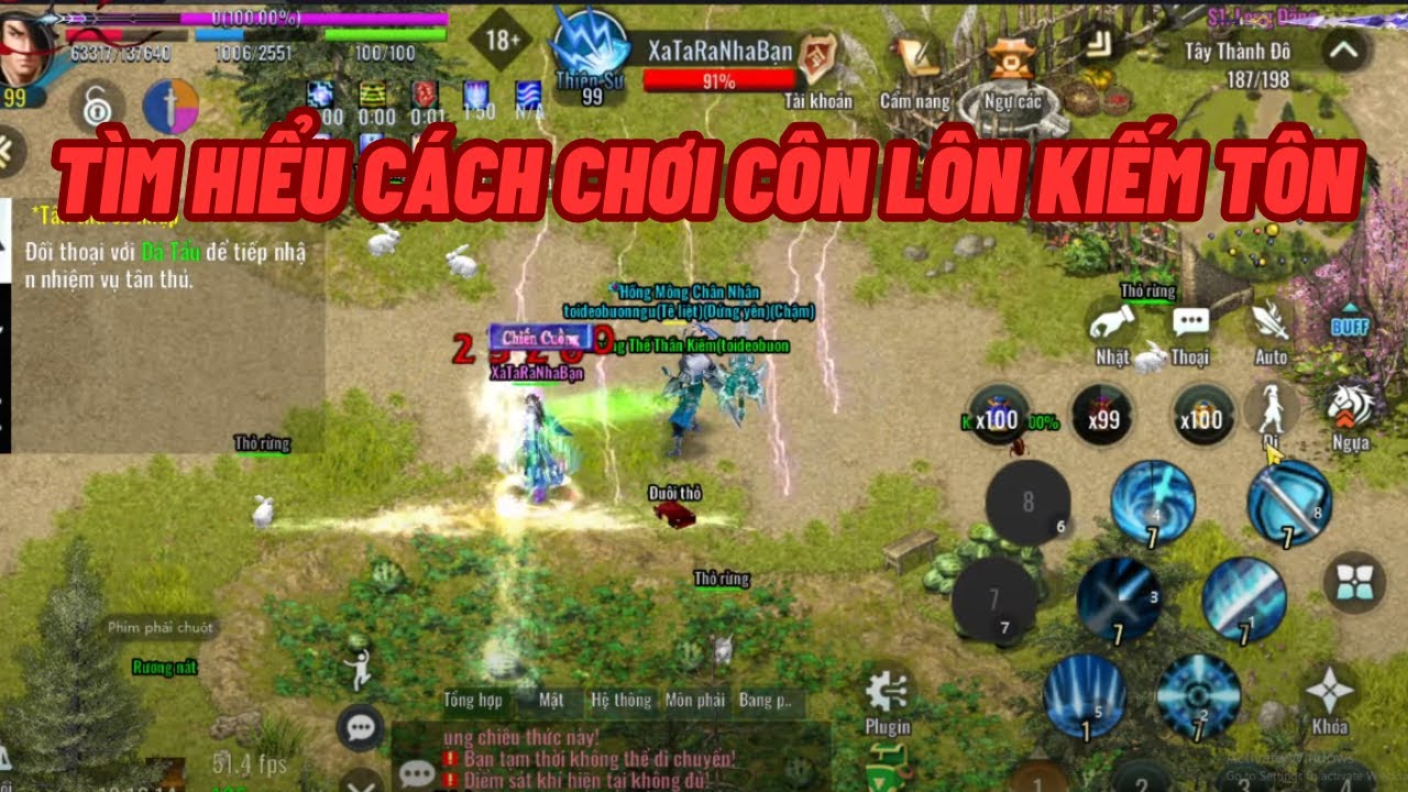 Hướng Dấn Côn Lôn Kiếm Tôn Tiềm Năng Trang Bị Kim Xà KHT2 Thập Đại Môn Phái jx2 Khánh Phò Mã